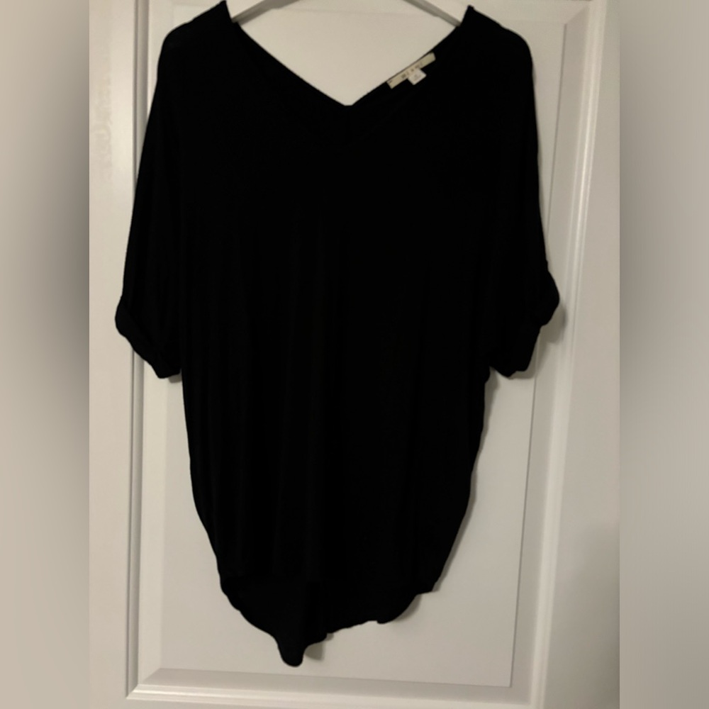 Dolman sleeve, short sleeve oversized top